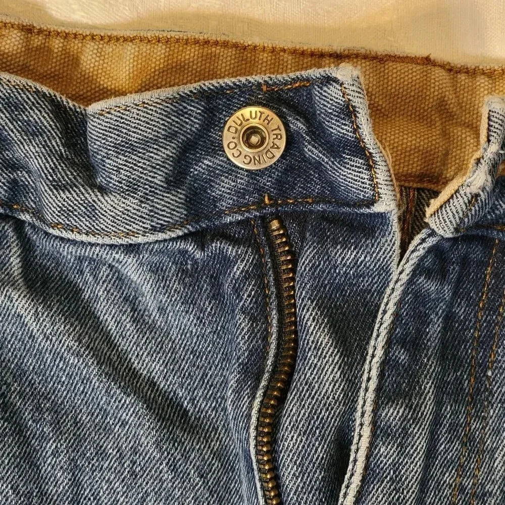 DULUTH Trading Mens Heavy Denim Work Jean 38 x 28 38/28 - Picture 4 of 6